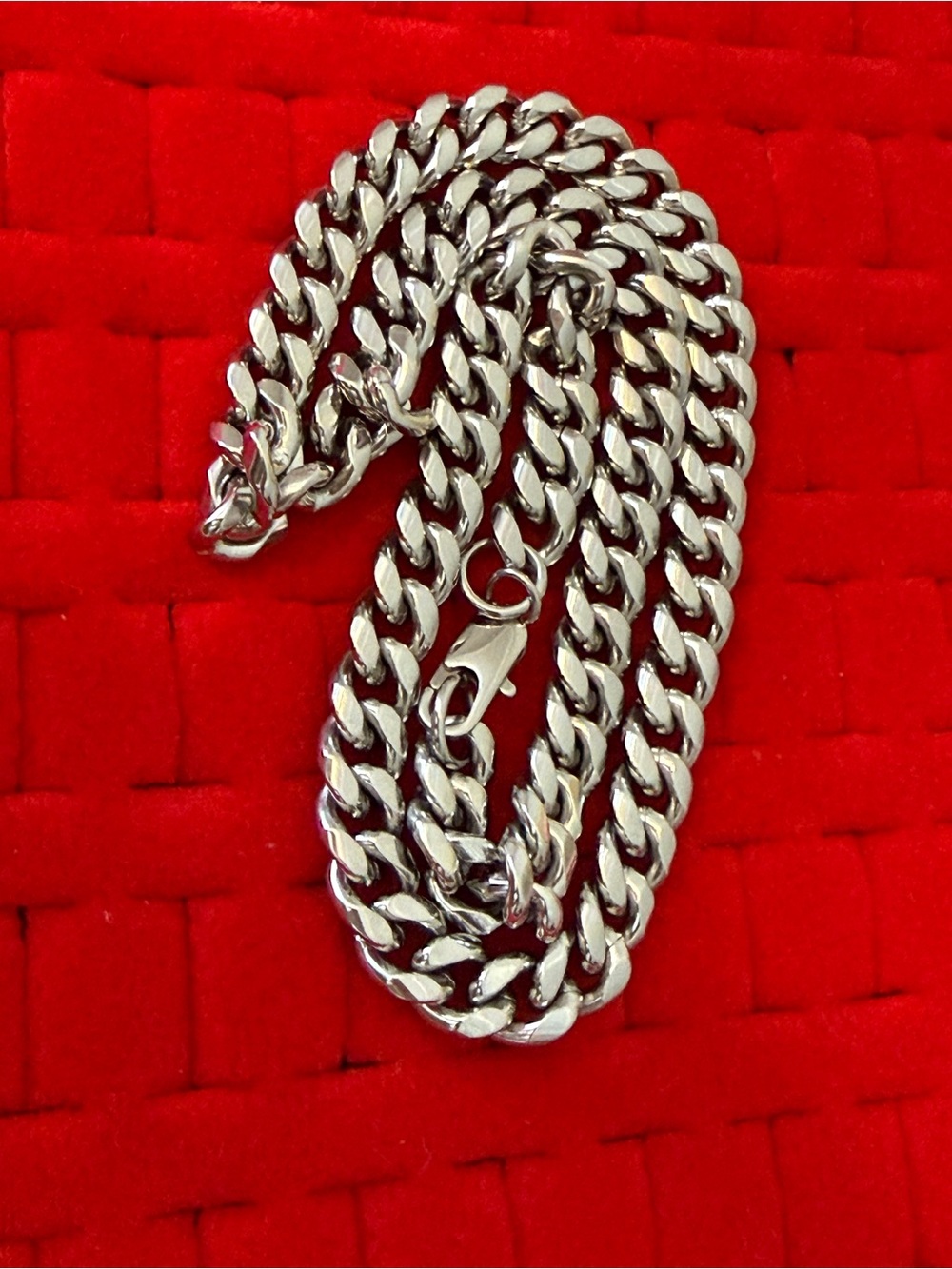 Men’s Stainless Steel Cuban Link Chain Necklace